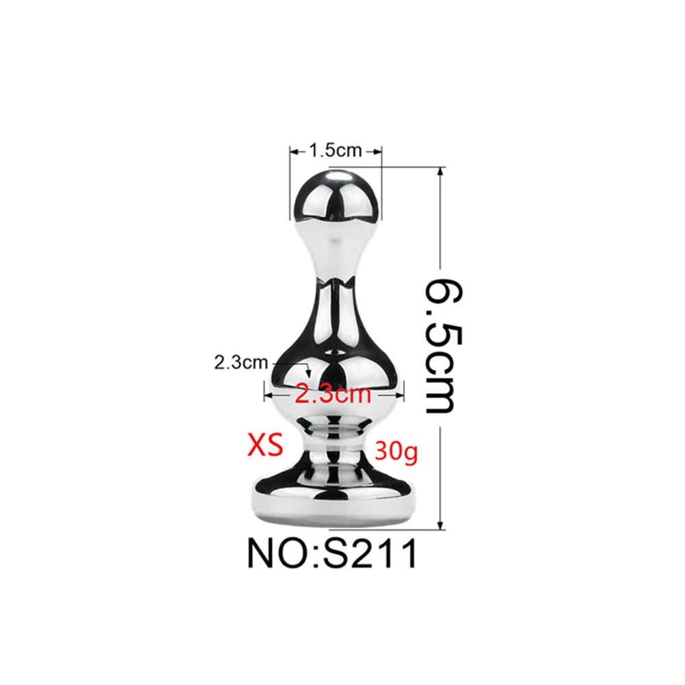 Detachable Anal Plug Heads, Silicone & Metal Options, Multiple Shapes and Sizes