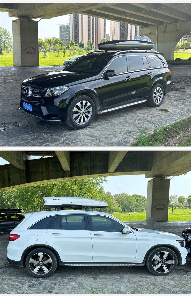 Roof Luggage Box for Suv, Universal Car Roof Box, Luggage Rack, Travel Box, Ultra-Thin, Large Capacity, Recessed Type