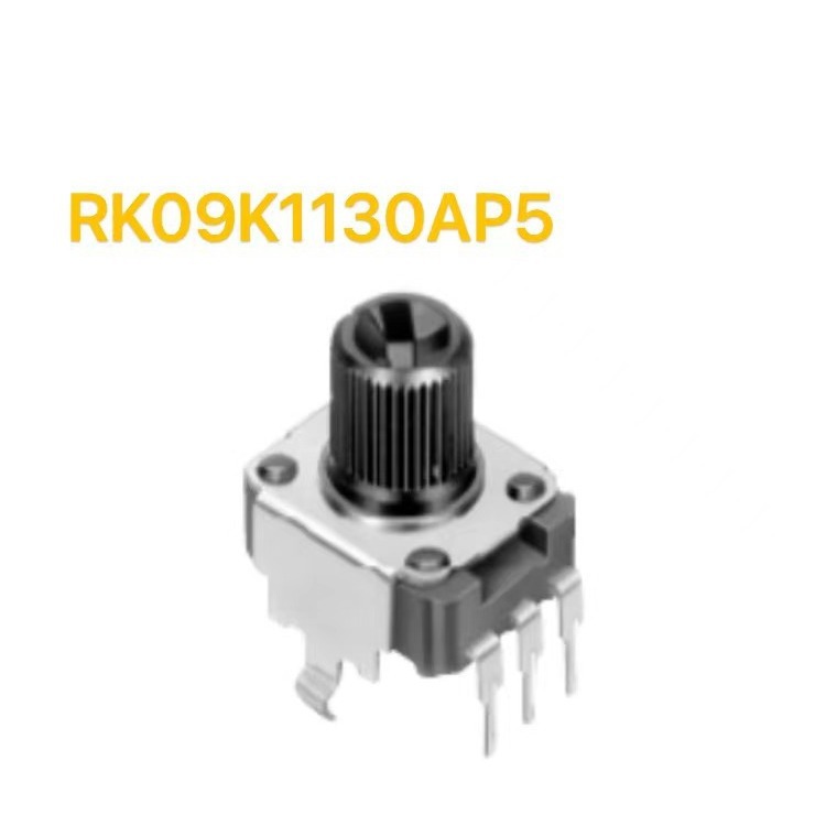 RK09K1130AP5 可调电阻/电位器 10kΩ ±20% 功率：50mW 原装现货