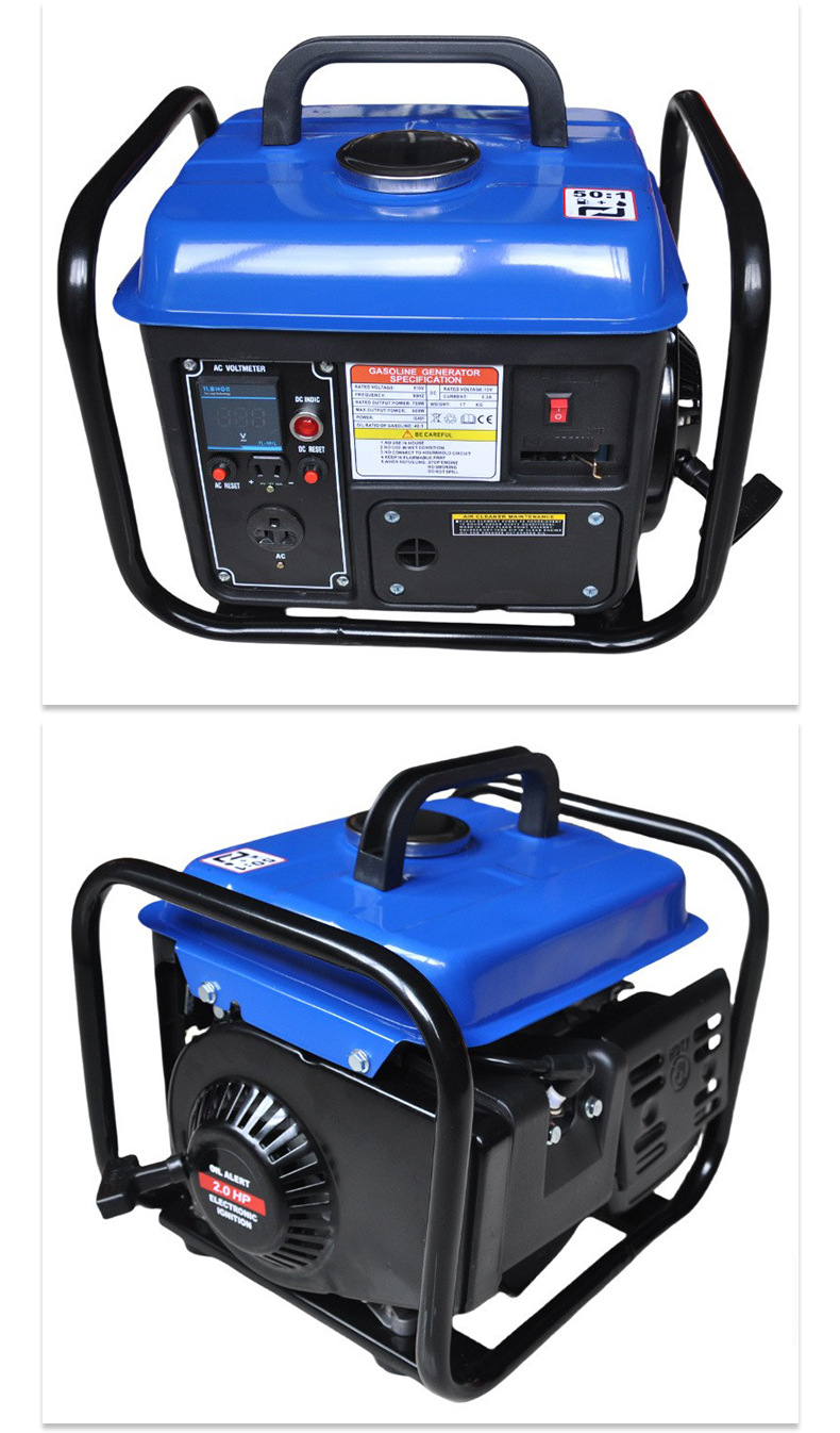 New Model 950 Gasoline Engine Small Outdoor Gasoline Generator Portable Household Commercial 110V American Standard Generator