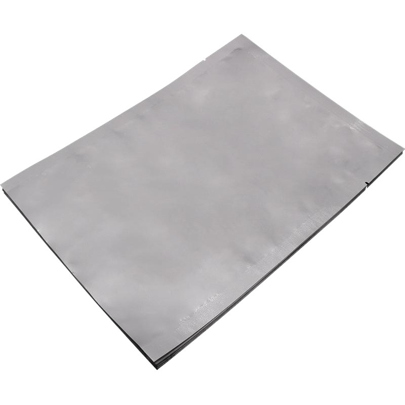 Bolsa de embalaje de papel de aluminio directo de fábrica de tres lados sellados al vacío de alimentos cocidos bolsa de plástico bolsa de máscara compuesta bolsa de papel de aluminio puro