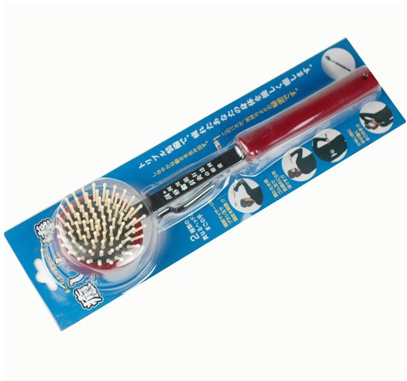 Salud masajeador creativo multifuncional Meridian raqueta fitness martillo salud martillo masaje martillo cepillo de masaje Tarjeta de succión paquete