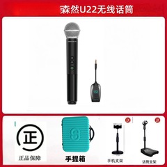 森然U22ワイヤレスマイクU段受信機付きfmステージサウンドカード生放送ktv専用