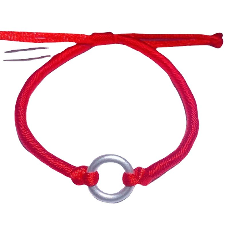 Защитный амулет, пряжка, красный шнур bracelet вручную, украшение, серебряный браслет, серебро 99 образец, для любимого, подарок на день рождения