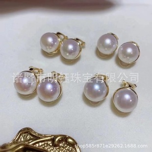 8-9mm Freshwater Pearl Ear Clip high quality Pearl Inlay Simple and Exquisite