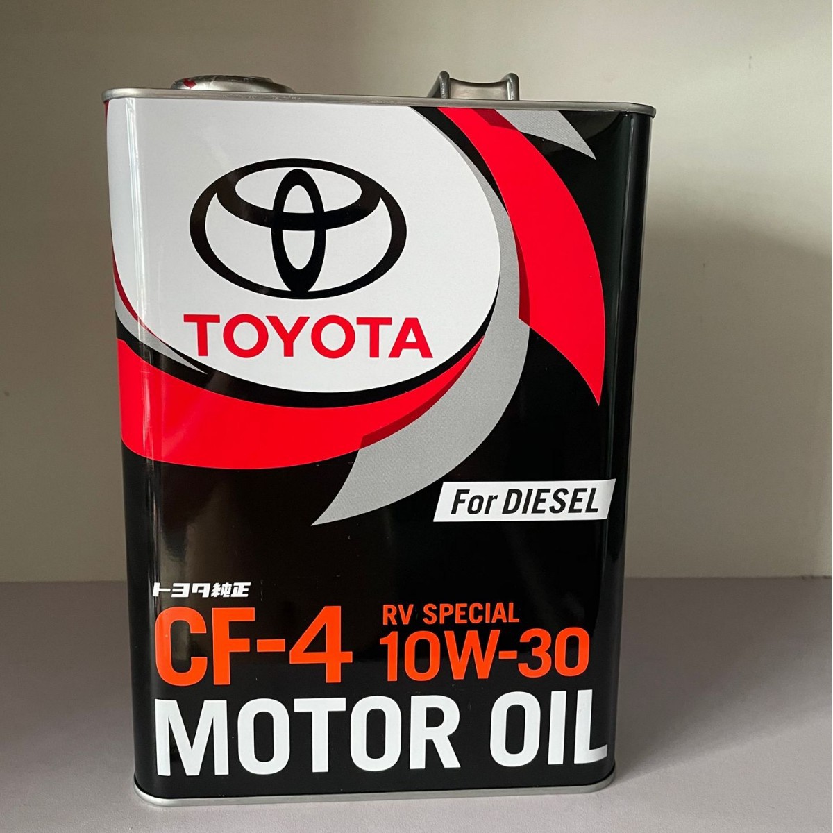 日本进口丰田10W30全合成柴油机油08883-01905  CF-4汽车润滑油4L
