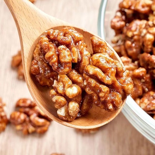 Amber walnut kernels 500g [shipping] Honey paper-skinned walnut kernels cooked bulk bagged snacks cooked walnut kernels