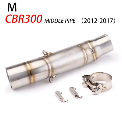 Motorcycle exhaust pipe — 500X Series Exhaust Pipe Modified - cbr30012-17-middle-section