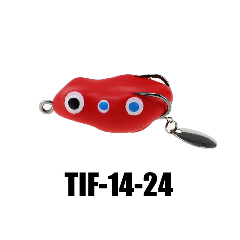 Mini Lei Rana Luya estilo tailandés pescado negro duro negro 45mm 8,5G