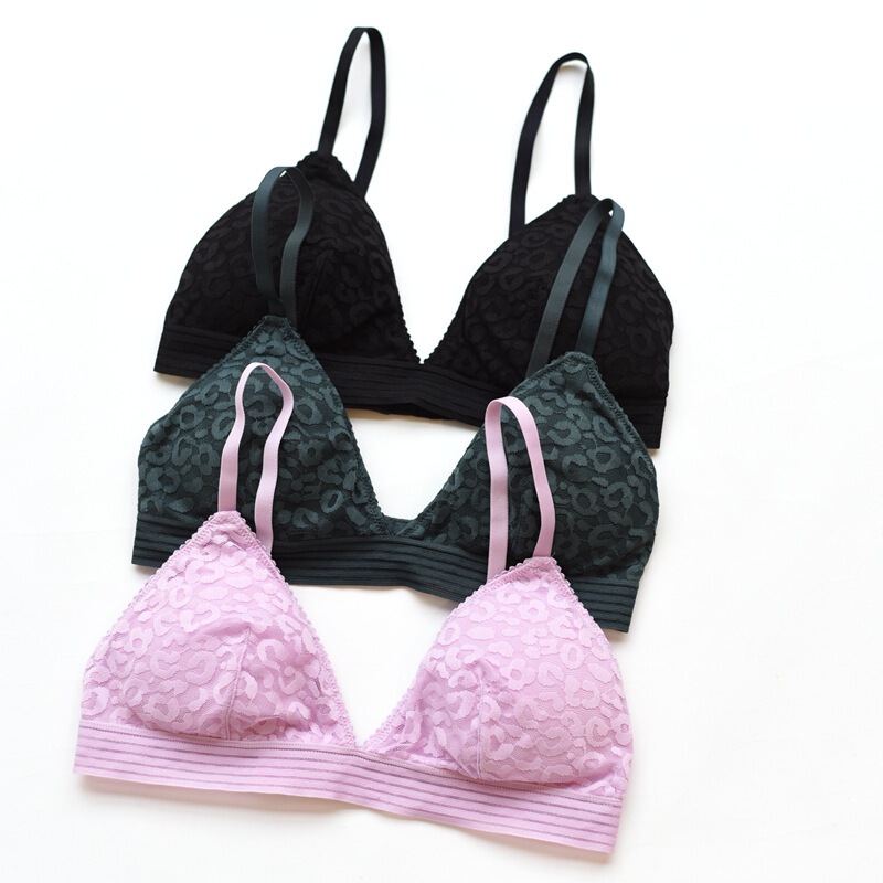 Sweden H without steel ring triangle cup comfortable thin underwear foreign trade export girl bra