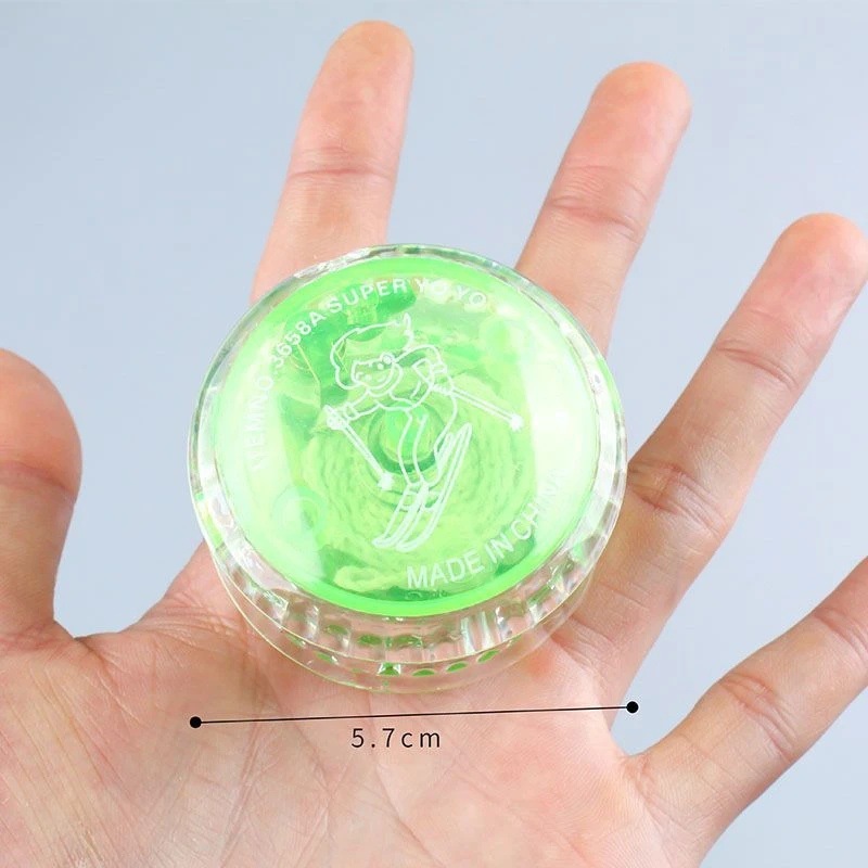 Yo-yo flash creativo para los estudiantes de la escuela del 1 de junio regalo yo-yo juguetes para niños
