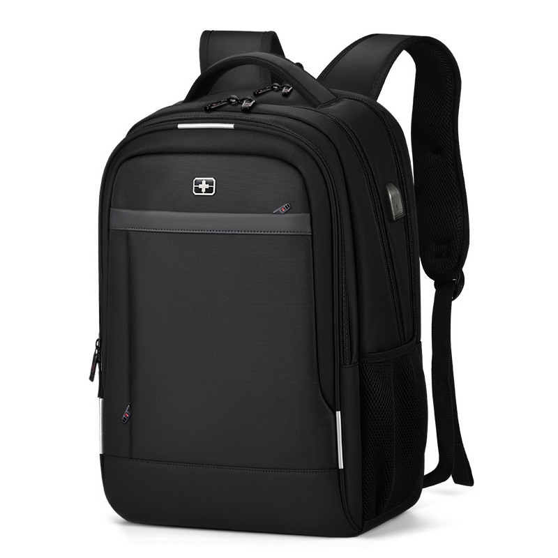 Swiss Backpack Men's Large-Capacity School Bag College Student Business Trip Travel Computer Bag Backpack Anti-Theft Commuting
