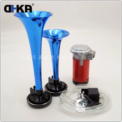 Car horn/tweeter plastic double tube electric pump