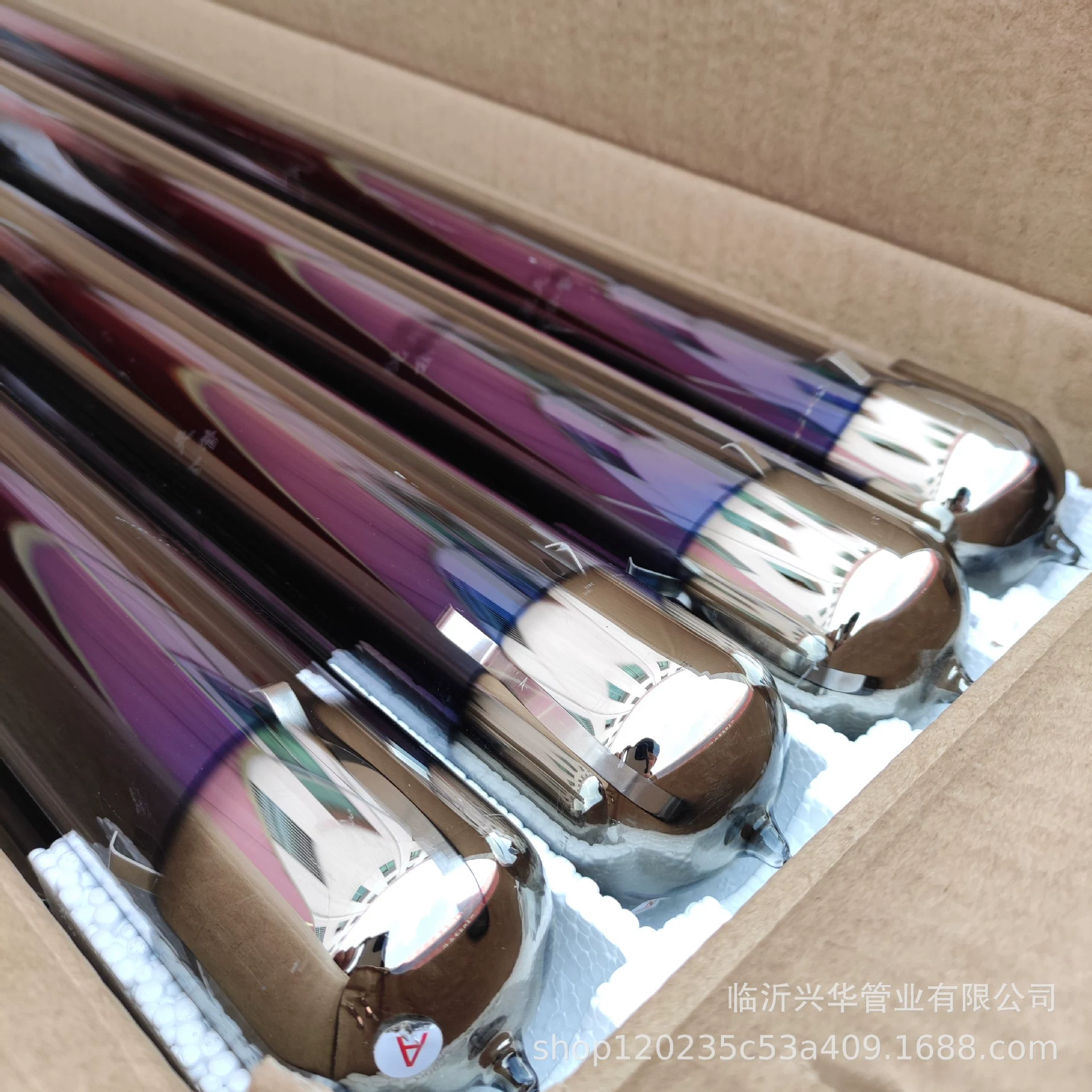 Оптовая Продажа солнечных аксессуаров Аэрокосмическая Zijin вакуумная трубка стеклянная трубка Солнечная инженерия специальная оригинальная трубка