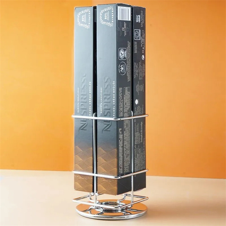 Soporte giratorio para cápsulas de café compatible con 40 unidades