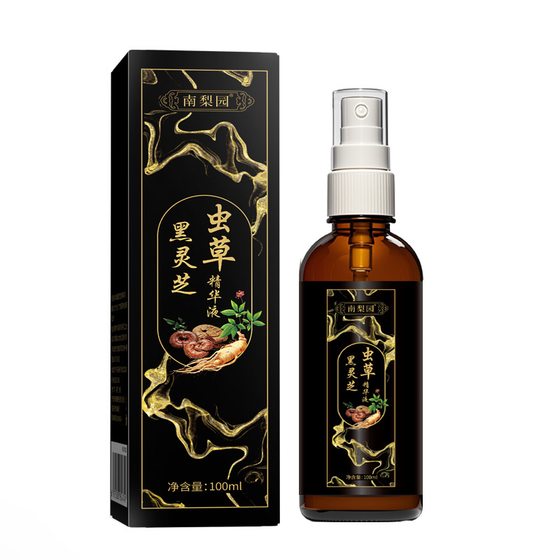 [Source Factory] Black Ganoderma Cordyceps Hidratante e hidratante para el cabello Esencia hidratante de Ufa al por mayor genuina