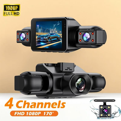 Four-lens panoramic dashcam 1080P Driving recorder - sy2003-four-lens-camera-wifi