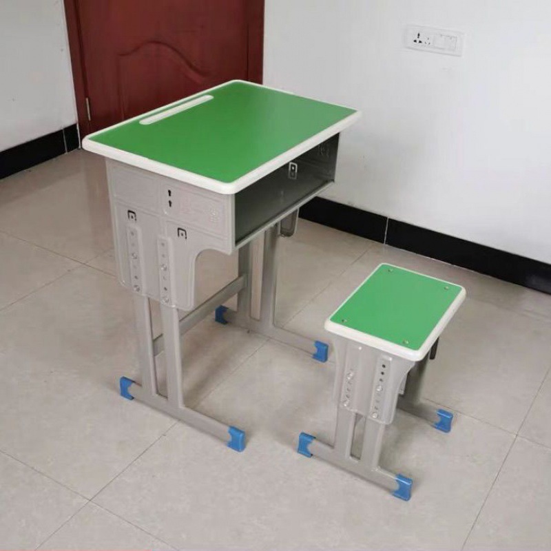 단일 이중 기둥 사각 스툴 녹색 및 흰색 도매 - 8개 세트 이상 무료 배송