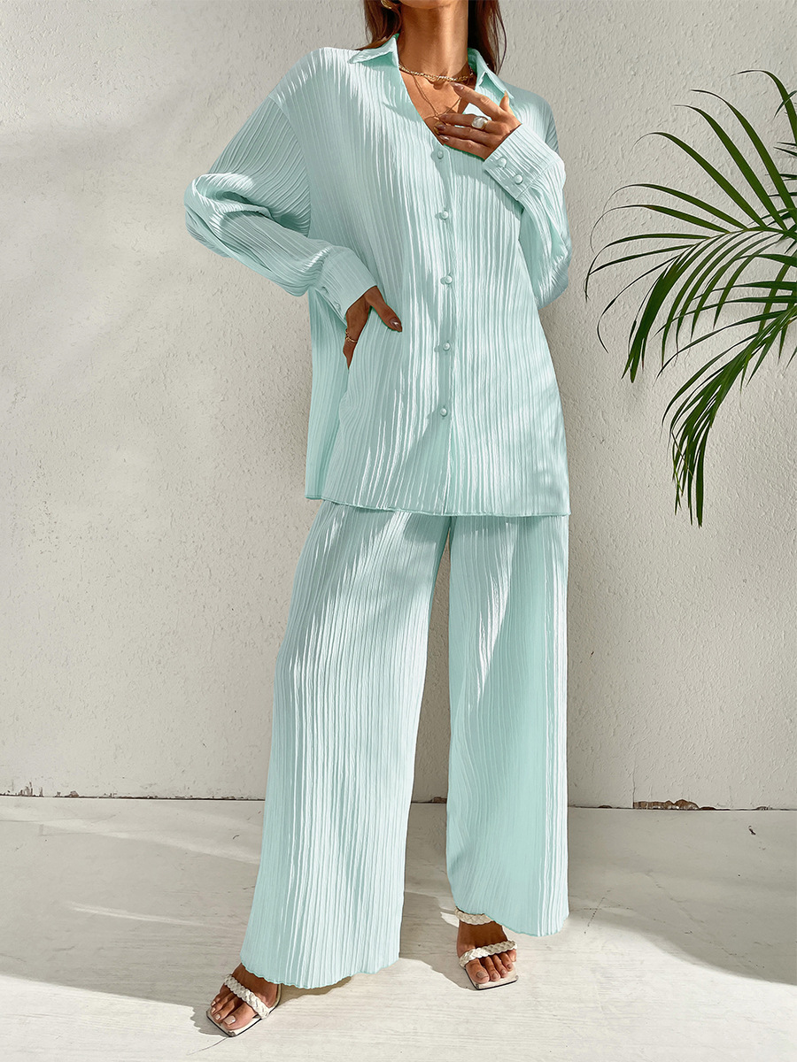 546g Weight Long Sleeve Sleeve Length 4-Way Stretch Fabric, Cotton Silk, Polyester Fabric Type Pant Co-ord Set Sets Type 2 Piece Set Quantity Daily Occasion Breathable Function Regular Fit Fit Type Solid Color Pattern Spring, Autumn Season Women'S Gender Patchwork Design Fashion Style Daily Women'S Fashion Solid Color 4-Way Stretch Fabric Cotton Silk Polyester Patchwork Pant Co-ord Set Pants Sets 24