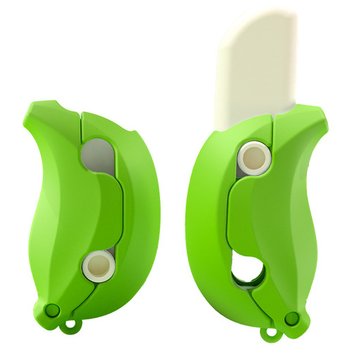 Cross-border new version same mini banana radish knife stress relief small toy popular boy girl street stall toy