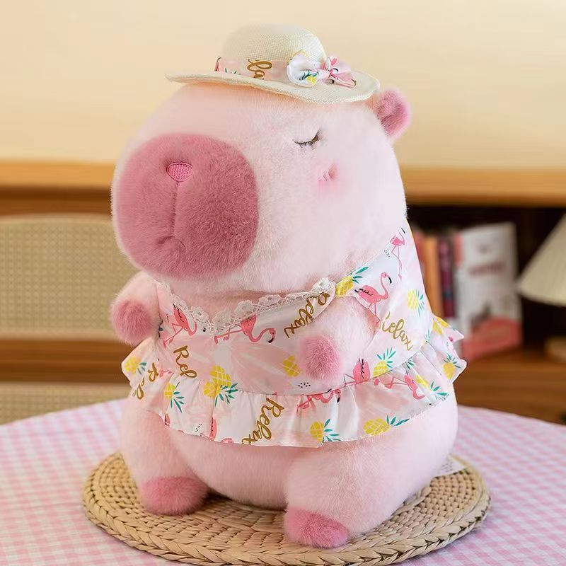 Peluche grande de capibara de 38 cm - Para intercambio en máquinas de garra - Uso en bodas y eventos interactivos - Juguete promocional image 7