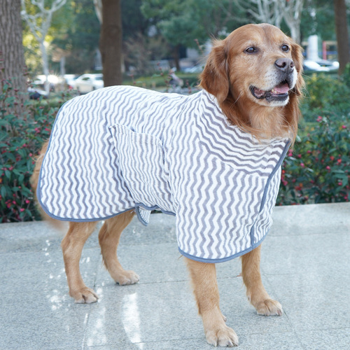 Pet it microfiber absorbent pet bathrobe towel printed quick-drying cat and dog bath towel cross-border supply wholesale