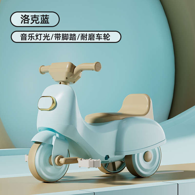 子供用三輪車 1-3歳 ペダルスクーター 光と音楽 赤ちゃんが座って遊べる子供用おもちゃの車を押すことができます