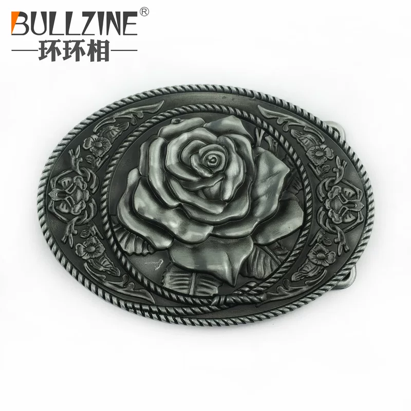 Заводская direct продажа.b Belt buckle из цинкового сплава роза 02682-1, большое количество и выгодная цена