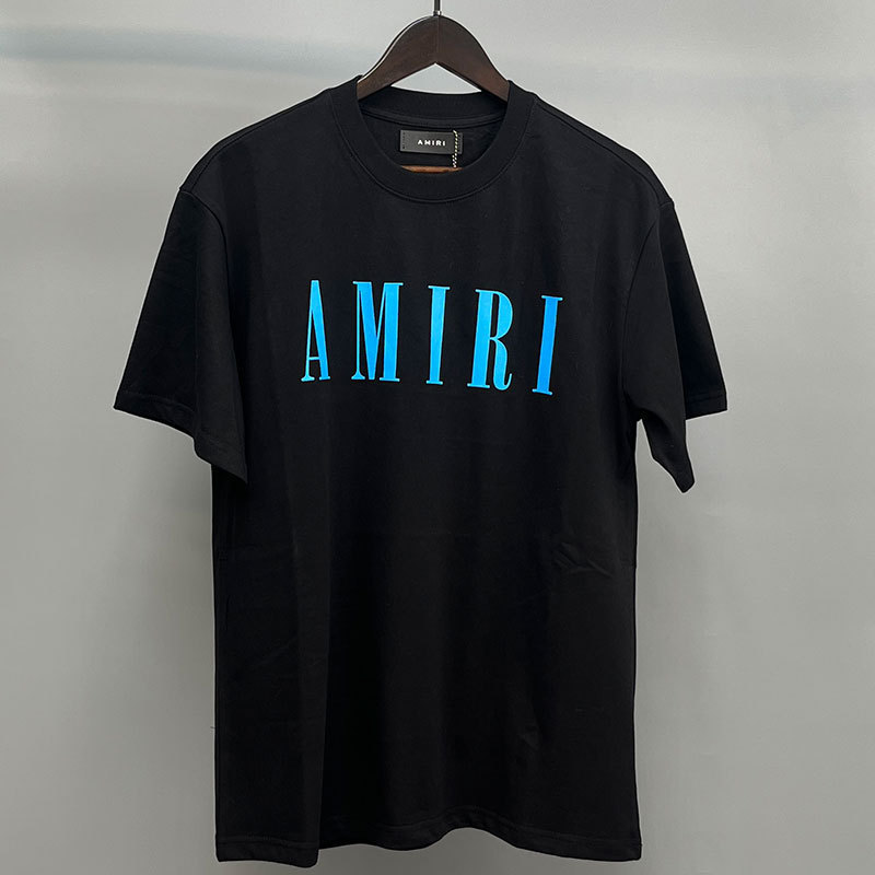 Amiriアメリカ潮牌高街男女カップル同項ゆるい半袖tシャツ夏薄い丸襟半袖|undefined