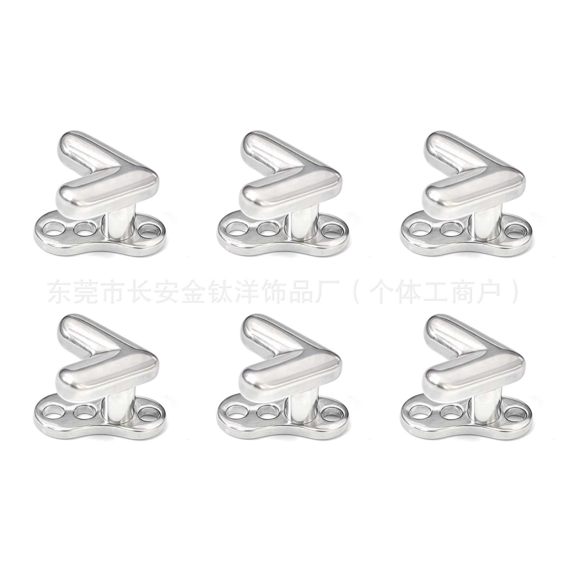 Labret piercing jewelry detail image