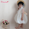 Trend fashionable children's elegant school dress sleevless, skirt, Korean style, tutu skirt