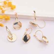 ��ɫ14K�������ɶ��h�бP12mm14mm���п�ճ�N���diy�ֹ�������