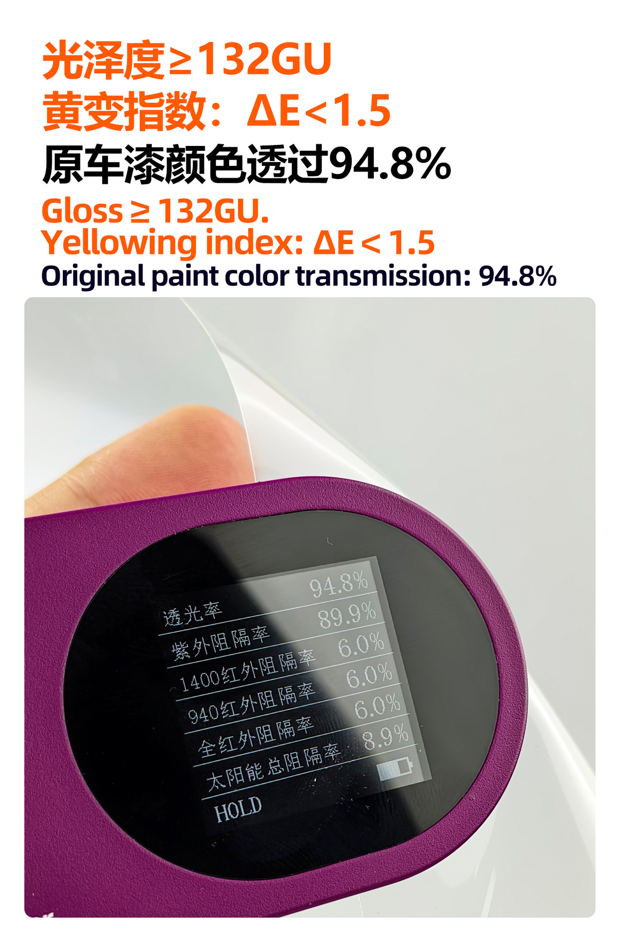 PCU Polycarbonate Embedded Casting Grade Paint Protection Film Invisible Car Wrap Film with Superior Stretchability