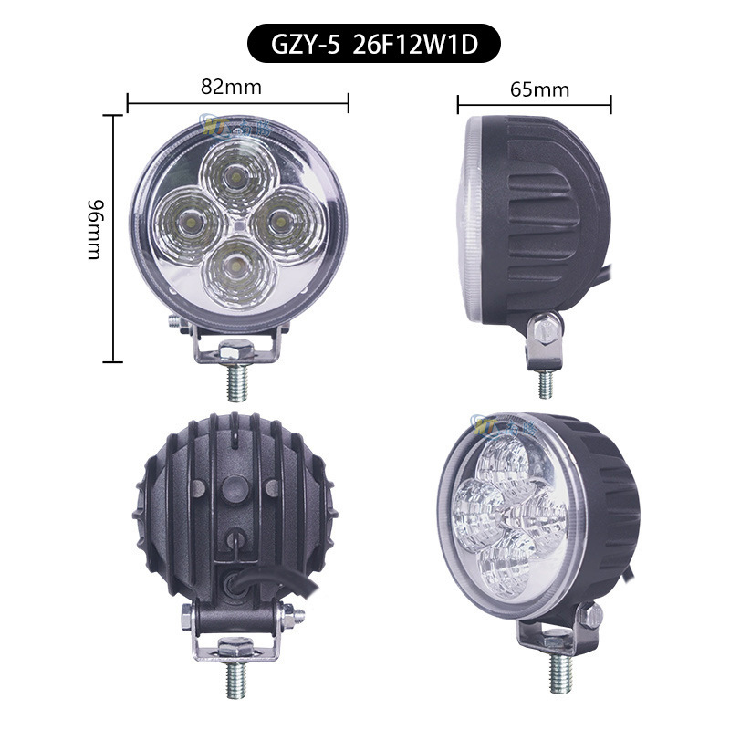 Vans led spotlight 12v24v automóvil LED farol cosechadora motocicleta eléctrica super brillante transformación luz de marcha atrás