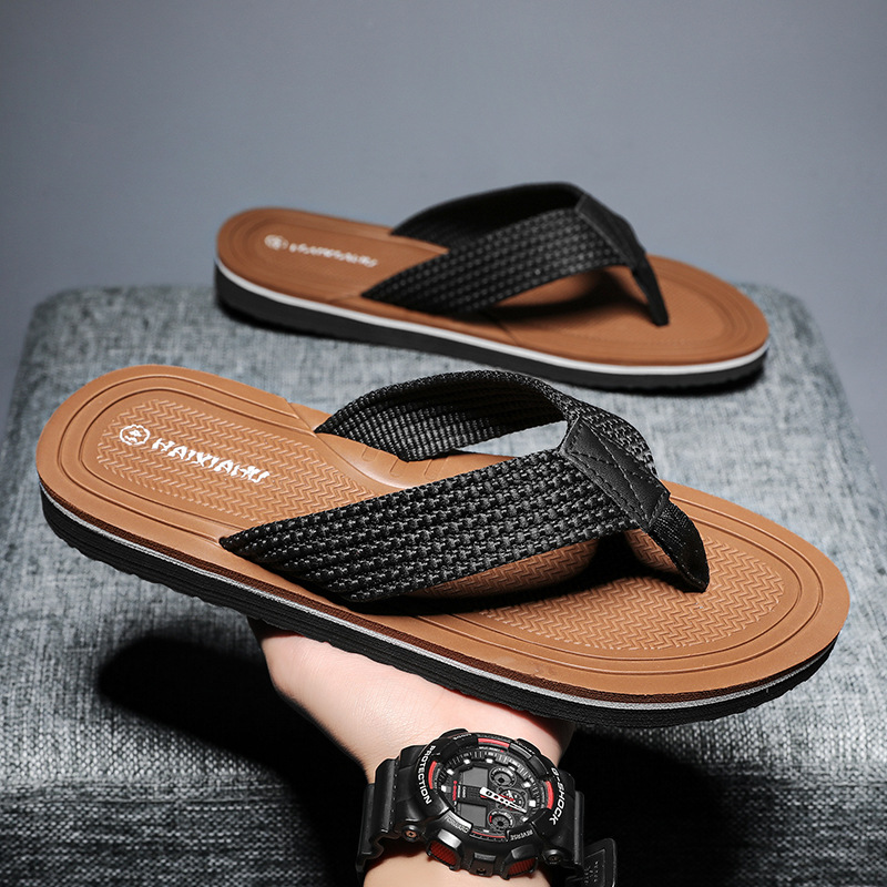 2025 verano vietnamita slippery zapatillas de hombre slippery zapatillas de playa transfronterizas zapatillas caseras slippery