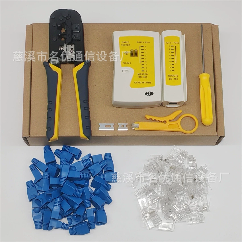 Комплект сетчатых плоскогубцев с тестером с хрустальной головкой