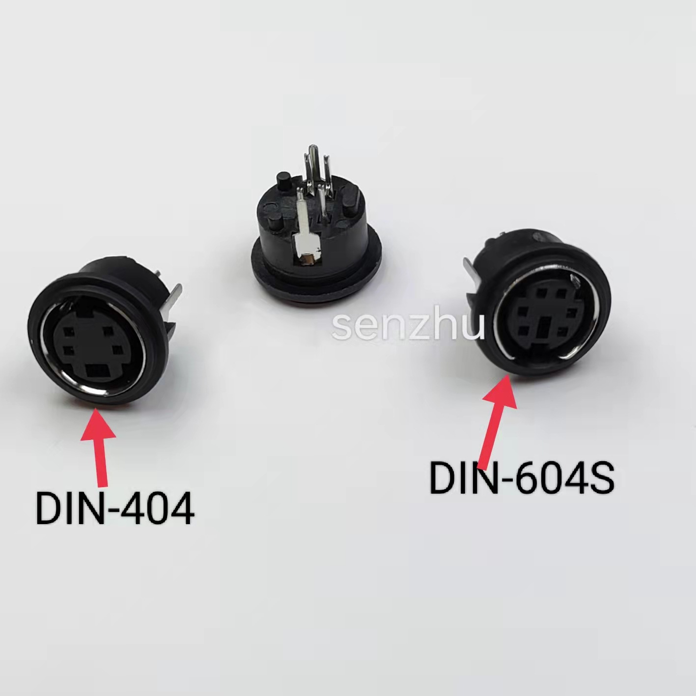 S端子DIN-404/604S鼠标键盘插座S端子电脑座 电源接口插座连接器