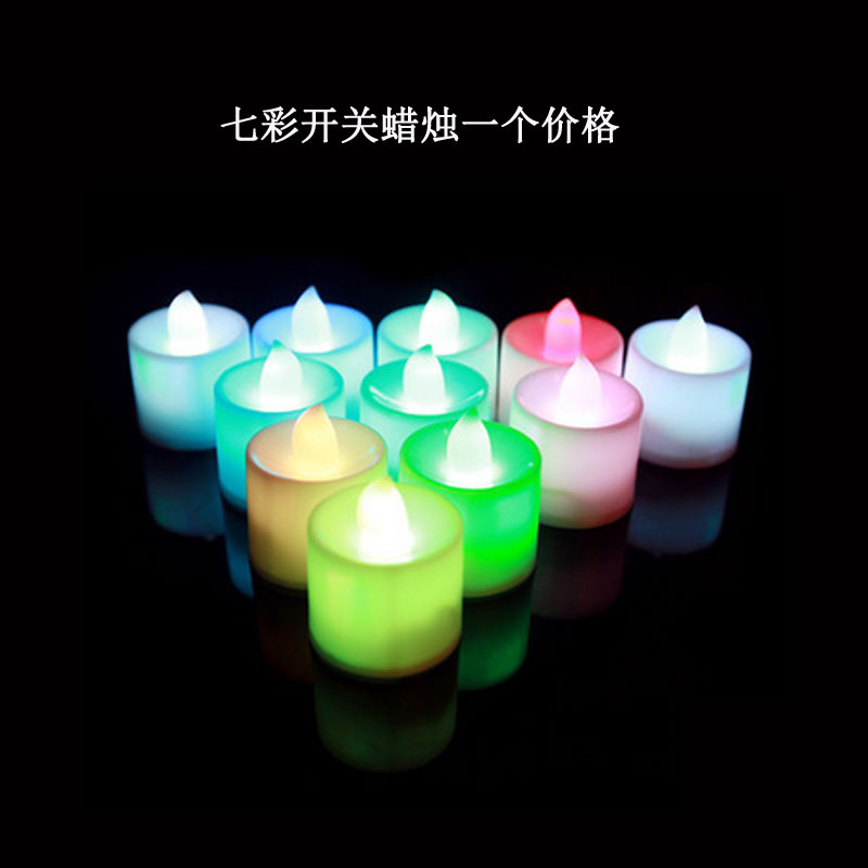 Разноцветный переключатель, свеча