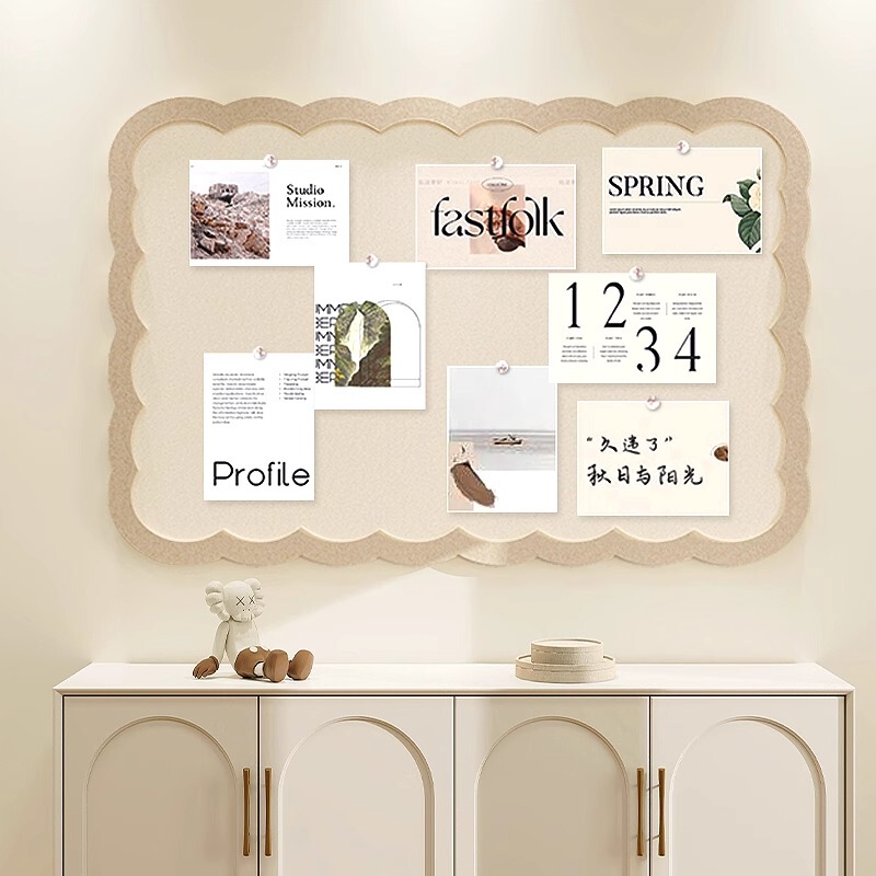 Felt Board Photo Display Wall Cork Board Wall Sticker Display Board Creative No-Drill Polaroid High-End Living Room DIY Felt Board Photo Display Wall Cork Board Wall Sticker Display Board Creative No-Drill Polaroid High-End Living Room DIY