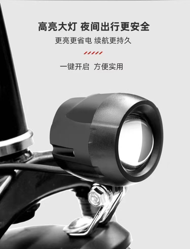 10-inch Folding Electric Scooter Mount Two-wheeled Electric Car Small Car Convenient Battery Car for Adults