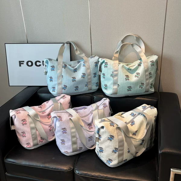 Short-Distance Travel Bag, Extra-Large Capacity, Fashionable Carry-On Luggage Bag, Clothing Storage Bag, Maternity Bag, Sports and Fitness Bag