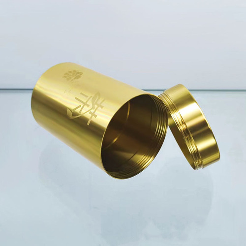 Pure Copper Tea Canister Copper Tea Pot Portable Travel Tea Set Copper Tea Storage Sealed Canister Container Small Compact Packaging Box