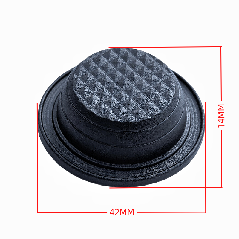 Wholesale Luggage Plastic Accessories Backpack Suitcase Foot Base Luggage Pvc Foot Nails Round Sewing Support Foam Nail Buckle