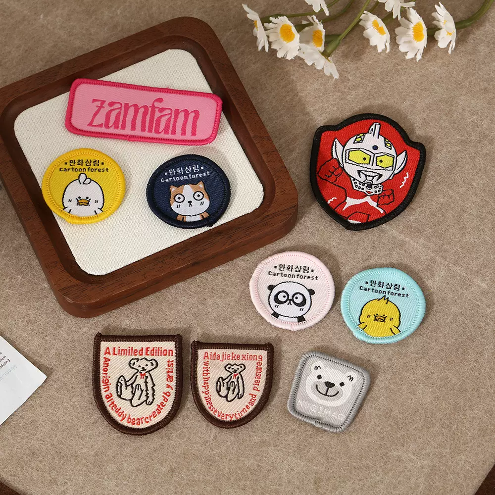 卡通动物布贴奥特曼小熊小鸭创意补丁贴服装包包DIY装饰修补贴布