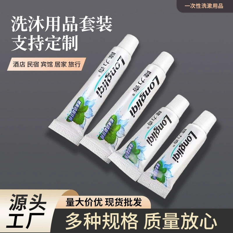 Одноразовая зубная паста для гостиниц путешествия Портативная небольшая зубная паста 6g Отель B & B Специальная небольшая зубная паста для всей коробки оптом