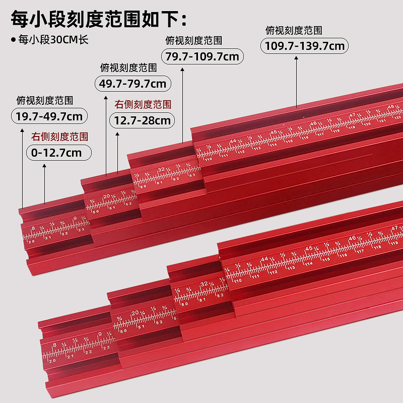 Carpintería paralelo carril de guía eléctrica sierra circular máquina de grabado herramienta eléctrica tablero abierto auxiliar Makita/Festo/Triton