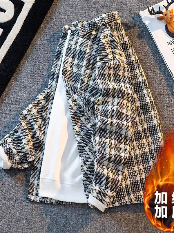 Chaqueta para hombre otoño nuevo estilo americano calle principal retro juvenil marca de moda alta sensación casual suelta chaqueta de fragancia pequeña