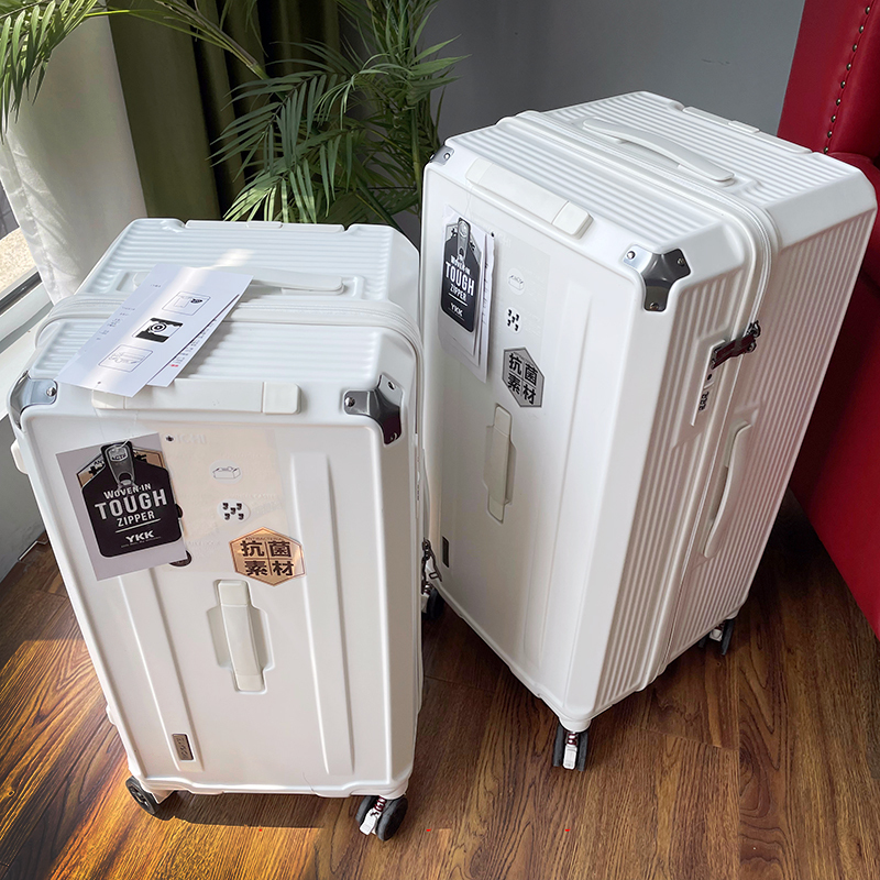 Exported to Japan, Extra-Large Capacity Suitcase with Silent Universal Wheels, Pc Travel Suitcase for Men and Women, 6-Wheel Trolley Case