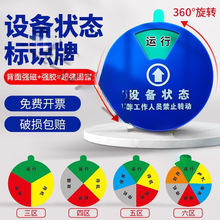 设备状态牌仪器标识卡标识状态卡机台三色机器运行管理标识垒德株