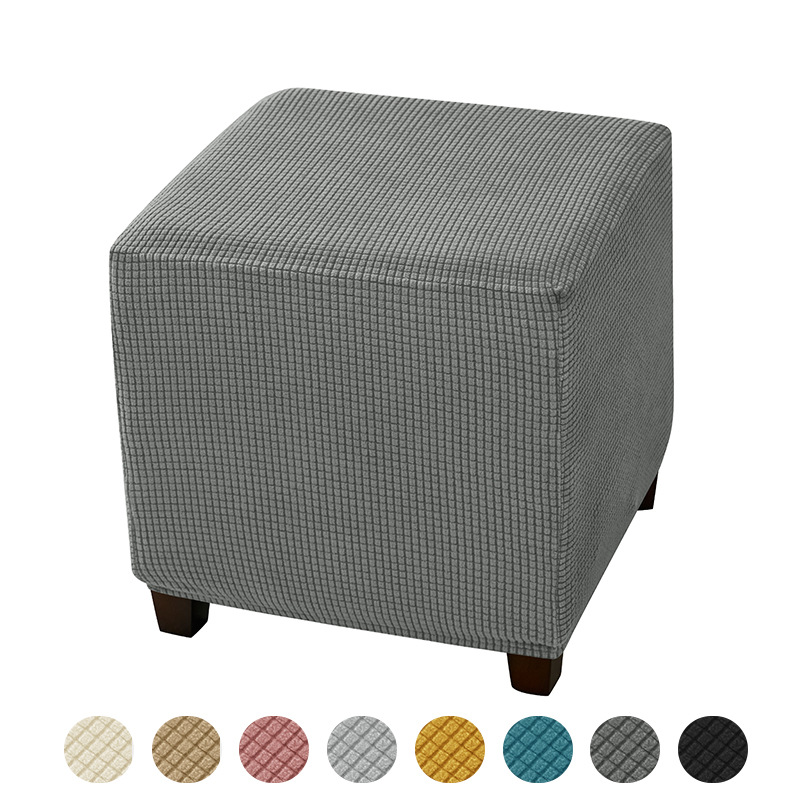 Çapraz Sınır Ayak Pedalı Taburesinin Kapağı Amazon Elastik Mısır Polar Kare Ayak Pedalı Taburesinin Kapağı Toz Koruma Kapağı Koruyucu Kapak Pedal Cover